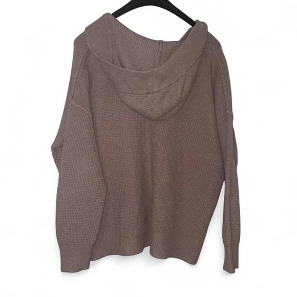 Aerie V-Neck Sweater in Taupe Size Small - Picture 2 of 6
